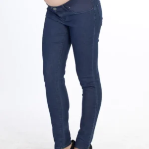Angel Maternity – Stephanie -Maternity Slim Jeans in Medium Blue