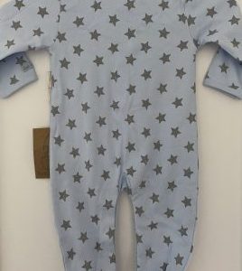 Just Hatched –  Stars And Hands Romper – Blue