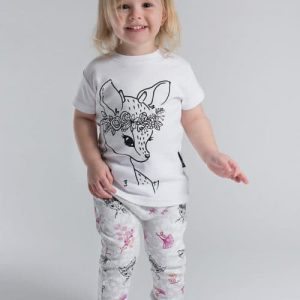 Aster & Oak Fawn Print Tee