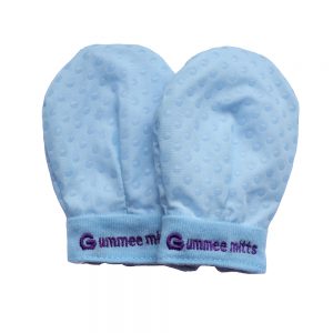 Gummee Mitts -Anti Scratch Mitts – Blue