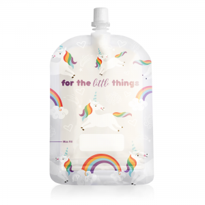 Sinchies Reusable Food Pouch 150ml Top Spout – Pack of 10 –  Unicorn & Rainbows