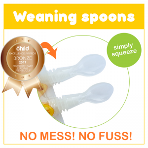 Sinchies – 2 Reusable Baby Food Weaning Pouch Spoons