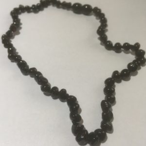 Wee Rascals –  Amber Infant Black Necklace 33cm