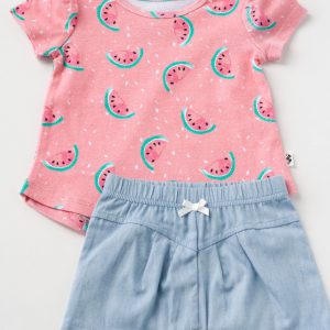 Little Bubba Melon Print Tee