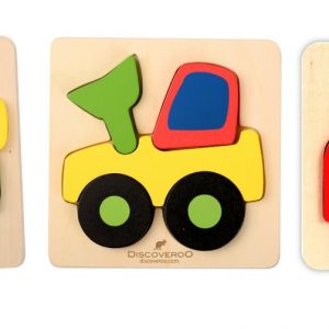 Discoveroo Chunky Vehicles Puzzles – Assorted