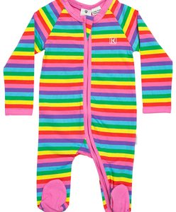 Korango Baby Girl Rainbow Stripe Romper