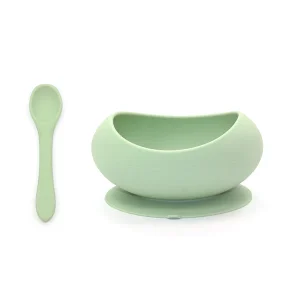 O.B. Designs – Stage 1 Suction Bowl & Spoon Set – Mint