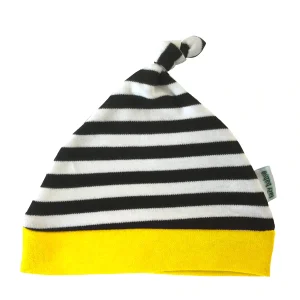 Lazy Baby® Hat/ Beanie – Black / Yellow