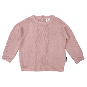 Korango Textured Knit Sweater – Dusty Pink