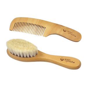 Green Sprouts – Baby Brush & Comb-Natural