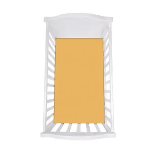 Fitted Cot Sheet – Mustard