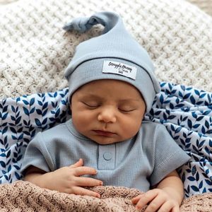 Snuggle Hunny Zen Ribbed Organic Knotted Beanie