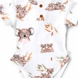 Snuggle Hunny Koala Short Sleeve Organic Bodysuit