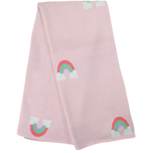 Korango Rainbow Knit Blanket – Fairytale Pink