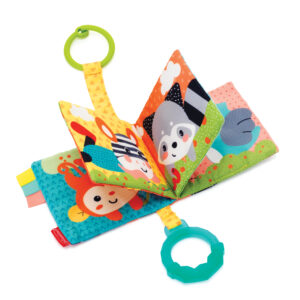 Infantino Link & Squeak Animal Crinkle Book