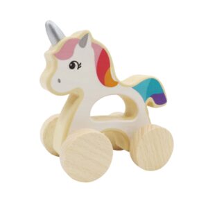 Calm & Breezy Wooden Unicorn Car