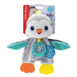 Infantino Cuddly Teether Penguin