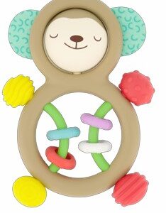 Infantino Busy Lil Sensory Rattle – Monkey