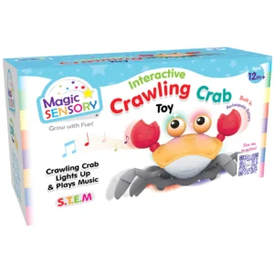 Interactive Crawling Crab (Orange)