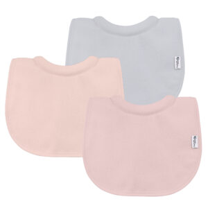 Green Sprouts – Stay Dry Milk Catcher Bibs – Rose Set (3pk) 0 -6 months