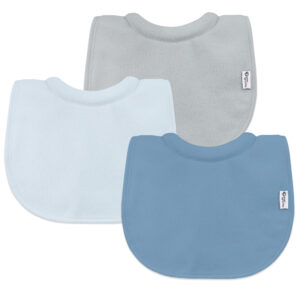 Green Sprouts – Stay Dry Milk Catcher Bibs – Blueberry Set (3pk) 0 -6 months