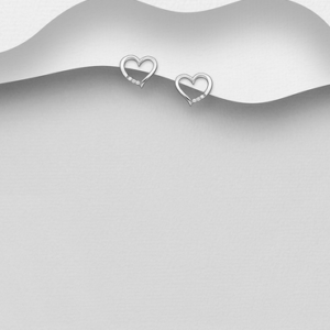 Nakoa The Label Trieste Heart Earrings