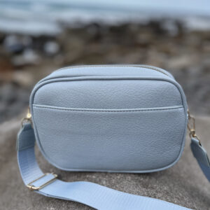 Nakoa The Label Vegan PU Leather Brunswick Crossbody – Light Blue