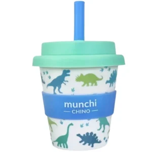 Munchi Dinosaur Babychino Cup – Straw Included