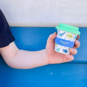 Munchi Dinosaur Babychino Cup – Straw Included