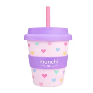 Munchi Hearts Babychino Cup – Straw Included