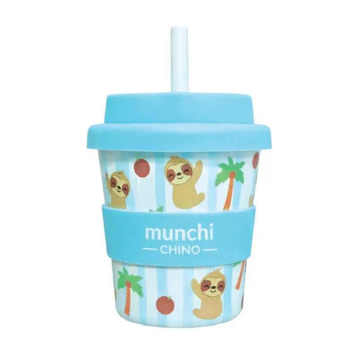 Munchi Sloth Babychino Cup - Straw Included