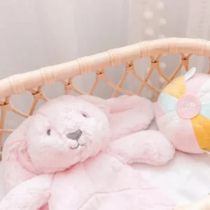 O.B. Designs – Betsy Bunny Soft Pink Comforter Toy
