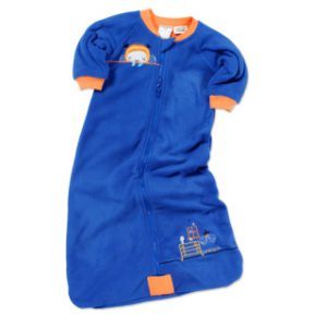 Bright Bots Blue Fleece Sleeping Bag -Size 2 (18/24 months)