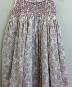 Kaboosh – Pink and Grey Smock Dress