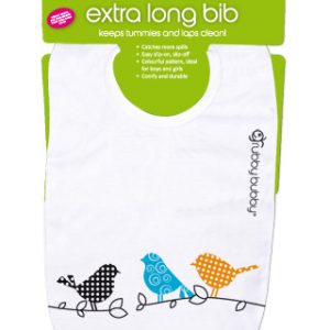 Grubby Bubby Extra Long Bib~~Birds~