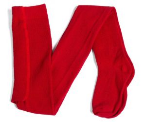 Kaboosh  Girls Red Tights Size 3-4 Years