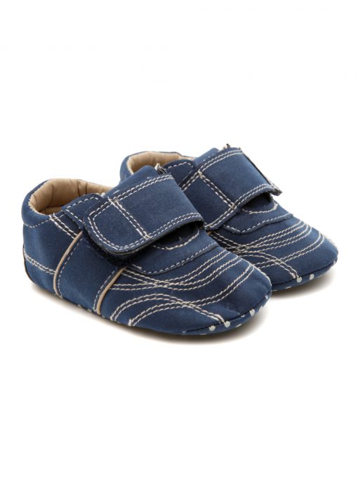 Bright Bots Baby Boys Striker Shoes - Navy
